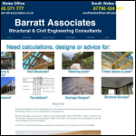 Screen shot of the Ramsden Barratt Associates website.