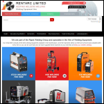Screen shot of the Rentarc Ltd website.