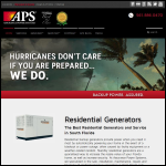 Screen shot of the RoDa Generators website.