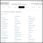Screen shot of the Revco Electronics Ltd website.