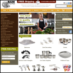 Screen shot of the Ram Kitchens website.
