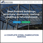 Screen shot of the RB Adda Systems Ltd (Structured Steel Systems) website.
