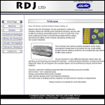 Screen shot of the RDJ Ltd website.