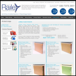 Screen shot of the Railex Systems Ltd website.