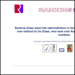 Screen shot of the Rankins (Glass) Co Ltd website.