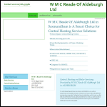 Screen shot of the Reade, Wm. C. of Aldeburgh Ltd website.