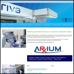 Screen shot of the Riva Systems Ltd website.