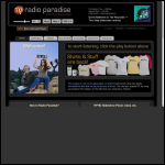 Screen shot of the RP Radio (UK) Ltd website.