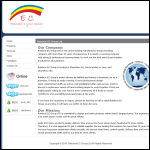 Screen shot of the Rainbow Office Group Ltd website.
