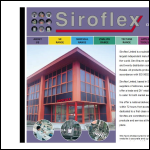 Screen shot of the Siroflex Ltd website.