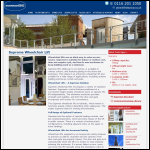 Screen shot of the Supreme Lifts Ltd website.