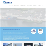 Screen shot of the Sinbad Plant Ltd website.