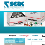 Screen shot of the SEAC Ltd website.