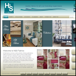 Screen shot of the Seamoor Fabrics website.