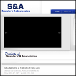 Screen shot of the Saunders & Associates Ltd website.
