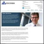Screen shot of the Stevenson, Peter Ltd website.