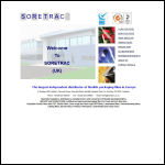 Screen shot of the Soretrac (UK) Ltd website.