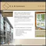Screen shot of the Summers, C. & W. website.