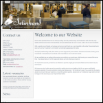 Screen shot of the Set in Hand Specialist Services Ltd website.