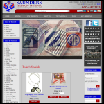 Screen shot of the J H Saunders Marine website.