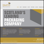 Screen shot of the Smith Packaging Services Ltd website.