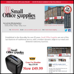 Screen shot of the Small Office Supplies Ltd website.