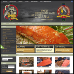 Screen shot of the Shetland Smoked Salmon Co Ltd website.