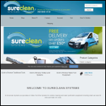 Screen shot of the Sur-Clean Systems Ltd website.
