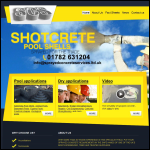 Screen shot of the Sprayed Concrete Services Ltd website.