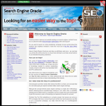 Screen shot of the Search Engine Oracle website.