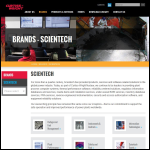 Screen shot of the Curtiss-Wright Nuclear - Scientech Ltd website.