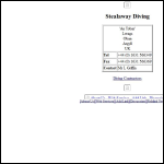Screen shot of the Stealaway Diving website.