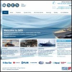 Screen shot of the Ships Electronic Services Ltd website.
