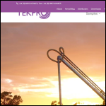 Screen shot of the TekPro Ltd website.