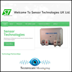 Screen shot of the Sensor Technologies UK Ltd website.