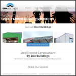 Screen shot of the Sun Buildings website.