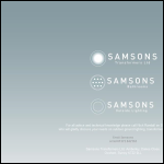 Screen shot of the Samsons (Transformers) Ltd website.
