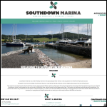 Screen shot of the Southdown Marina website.