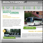Screen shot of the Southern Express Freight website.