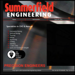 Screen shot of the Summerfield Engineering Ltd website.