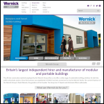 Screen shot of the Wernick Buildings Ltd website.