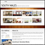 Screen shot of the South Wales Window Blind Centre Ltd website.