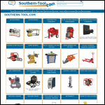 Screen shot of the Southern Tools Ltd website.