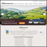 Screen shot of the Skinners of Oxted website.