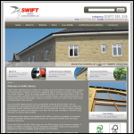 Screen shot of the Swift Joinery Manufacturers Ltd website.