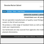 Screen shot of the Sheraton Marine Cabinet website.