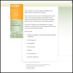 Screen shot of the Trade Cutting Formes Ltd website.