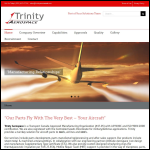 Screen shot of the Trinity Aerospace Engineering Ltd website.