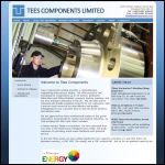Screen shot of the Tees Components Ltd website.