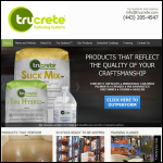 Screen shot of the True-Crete Ltd website.